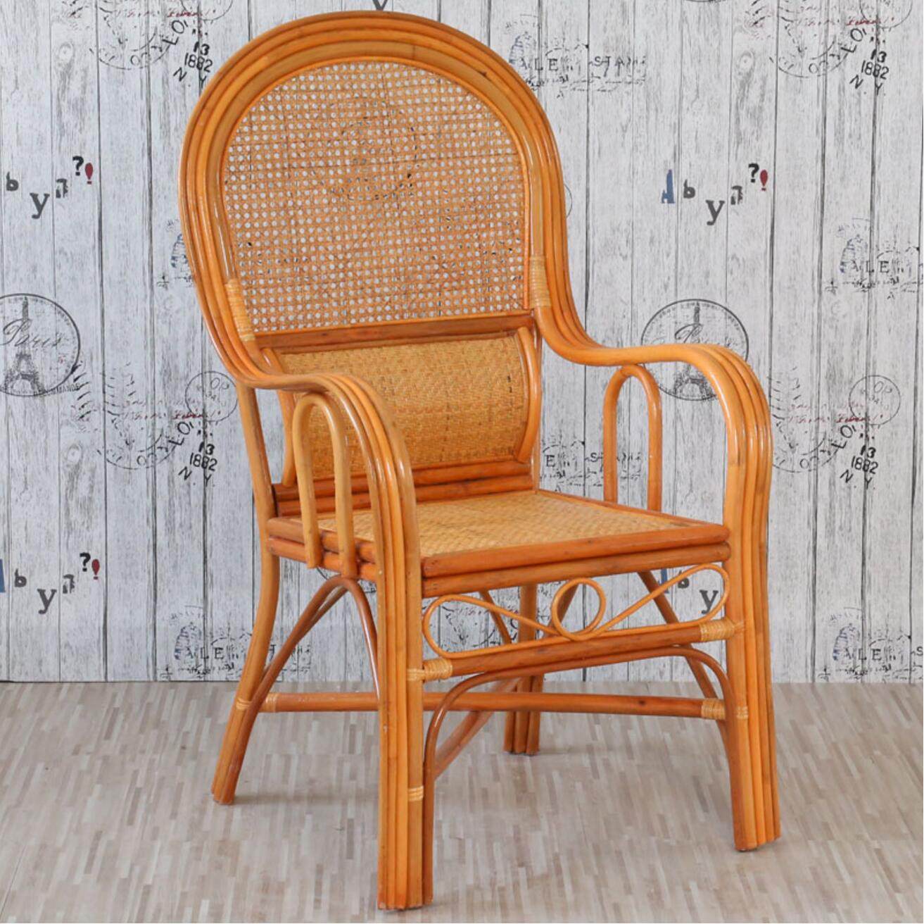 正宗真藤椅护腰办公椅送老人礼物单人休闲阳台座椅麻将茶楼家用,淘宝优惠券,粉丝福利购,淘宝优惠卷