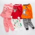Bộ đồ lót trẻ em bằng vải cotton mùa thu cho bé trai và bé gái - Quần áo lót quần áo cho bé trai Quần áo lót