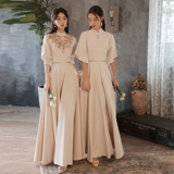 Летнее платье подружки невесты, вечернее платье, зимняя юбка, китайский стиль, по фигуре