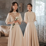 Летнее платье подружки невесты, вечернее платье, зимняя юбка, китайский стиль, по фигуре