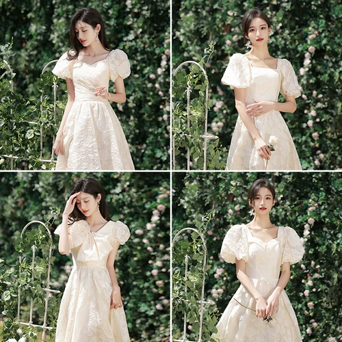 Платье подружки невесты, зимнее вечернее платье, юбка, коллекция 2023, изысканный стиль