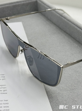 防风护目未来感金属连体墨镜女潮