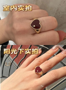 S925镀金  2025元气心形活口戒指