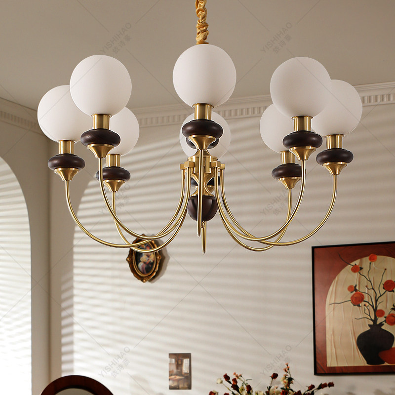 法式复古风灯具客厅灯主灯吊灯魔豆美式简约卧室灯餐厅灯中山灯具,淘宝优惠券,粉丝福利购,淘宝优惠卷