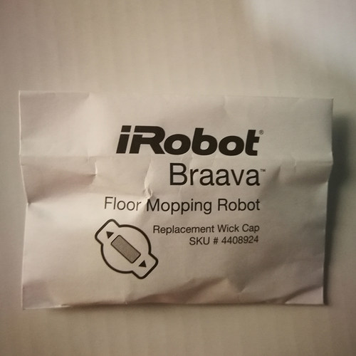 irobot Braava 380t 380 381拖地机配件水箱湿拖板棉芯盖渗水塞-图0