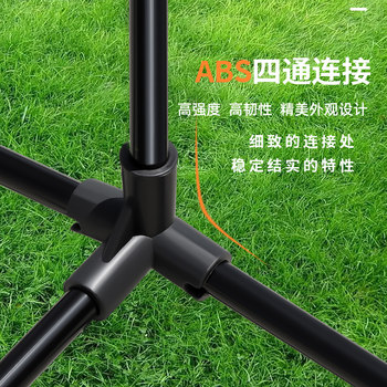 Portable badminton net frame folding removable simple indoor house standard block outdoor venue net column frame