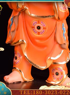 10英寸树脂《五方童子神像摆件》五方灵童敦煌彩绘摆件