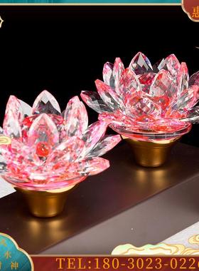 LED电子蜡烛灯精铸合金八吉祥烛灯长明灯供佛灯照明蜡烛灯