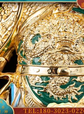 12/16/19/26寸台湾纯铜鎏金护法伽蓝韦陀佛像精品铜雕摆件