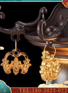 2八吉祥水晶灯莲花灯LED复古宫灯电子供灯家用插电长明灯