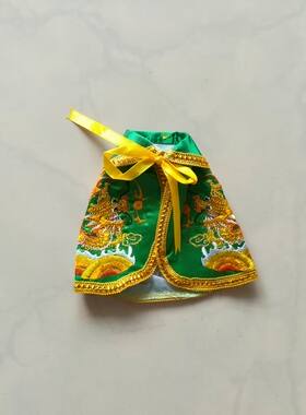 佛像衣服小神像披肩刺绣斗篷披风