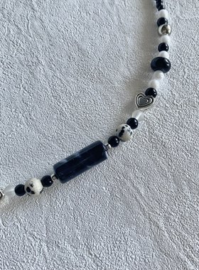 新中式项链串珠原创圆珠链情侣