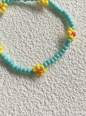 花朵手链串珠明星同款日韩情侣