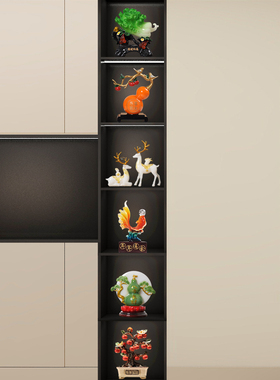 双开门六层旺宅乔迁酒柜摆件