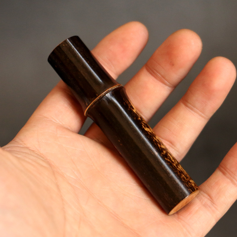 精品纯手工制作天然竹制小号便携式牙签筒梅鹿竹蝴蝶花紫竹牙签盒,淘宝优惠券,粉丝福利购,淘宝优惠卷