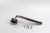 German upscale round towel ring towel rod towel rack 304 stainless steel bathroom hardware free of punch