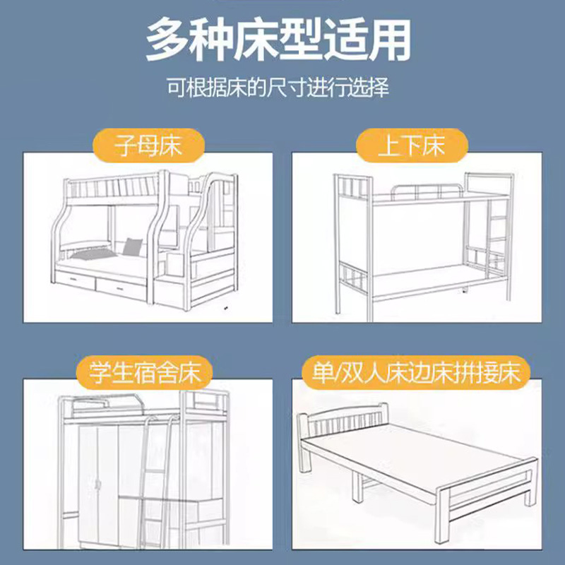 可折叠蚊帐便携免安装学生宿舍上铺加固简易家用卧室蚊帐2023新款-图0