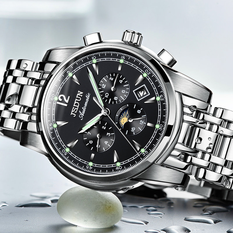正品瑞士2019新款男士全自动机械表 jsdun金仕盾世纪兴科专卖国产腕表