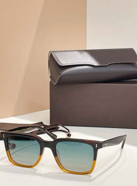 日系复古方形遮阳中小脸墨镜