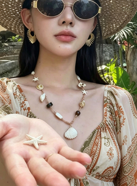 老钱风几何耳环女设计感小众耳饰