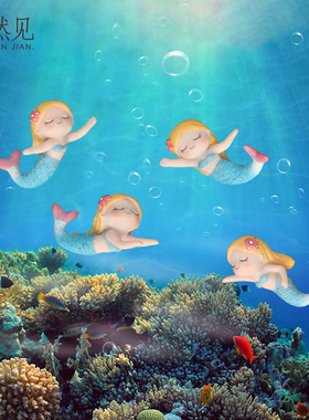 悠然见树脂材质卡通人物