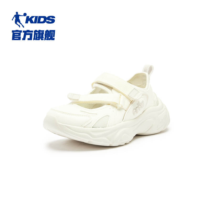 商场同款乔丹儿童鞋女童凉鞋2025夏季新款中大童透气运动鞋休闲鞋 - 图2