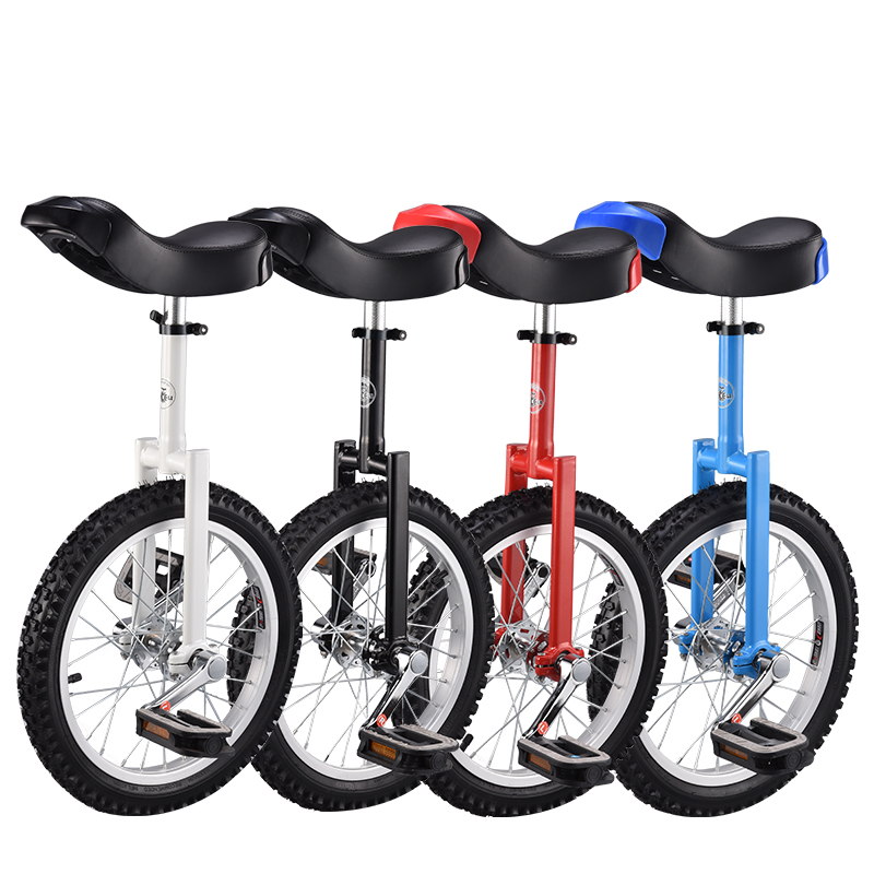 君立独轮车自行车平衡车竞技儿童成人单轮健身代步杂技独轮自行车 - 图0
