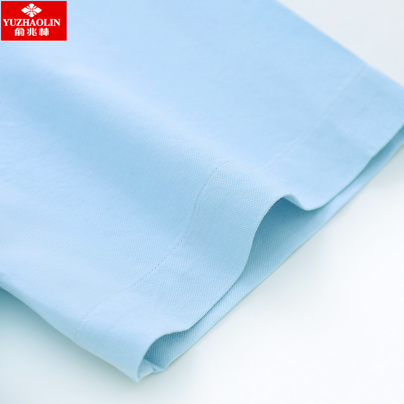 俞兆林男短袖2020夏季新款纯棉衬衫 瑞飞服饰衬衫