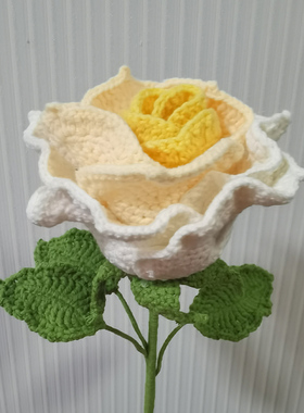 泰国玫瑰手工编织花束diy