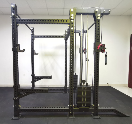 Double Flying Bird + Squat Rack Full Frame Squat Rack Multi-Function