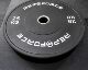 REPFORCE barbell plates black full rubber barbell plates