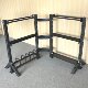 Corner storage rack barbell plate rack kettlebell rack