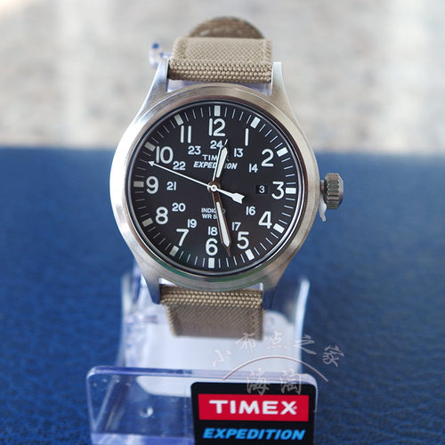 现货美国品牌Timex天美时T49961/T49962 远征户外探险男军表夜光 - 图0