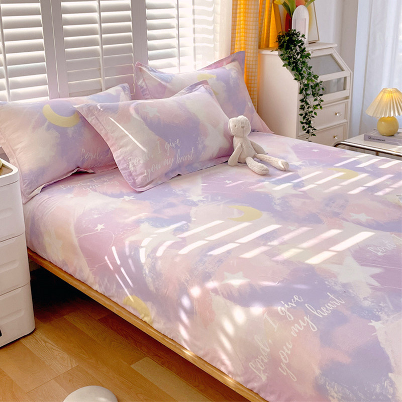 2025新款星月全棉床笠单件纯棉床套全包床单床垫保护罩床罩防尘罩,淘宝优惠券,粉丝福利购,淘宝优惠卷