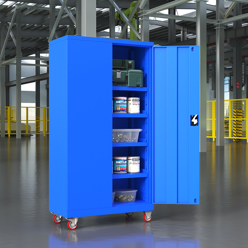 重型工具柜加厚储物柜停车场地下铁皮柜车间移动工具收纳柜带轮子,淘宝优惠券,粉丝福利购,淘宝优惠卷
