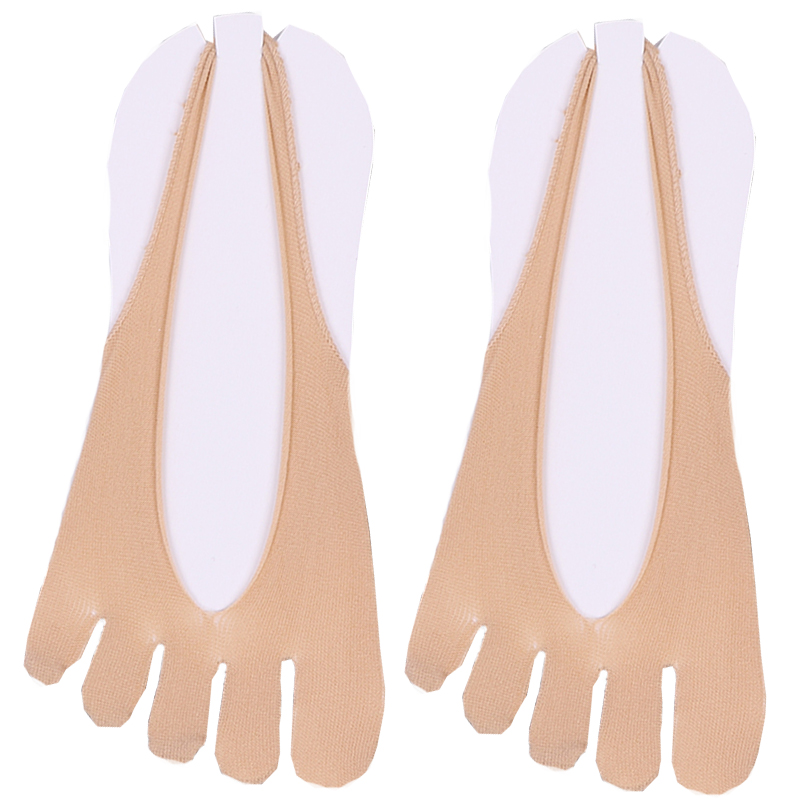 夏季袜子女隐形袜五指袜船袜天鹅绒网眼透气超薄浅口吊带袜脚趾袜 - 图3