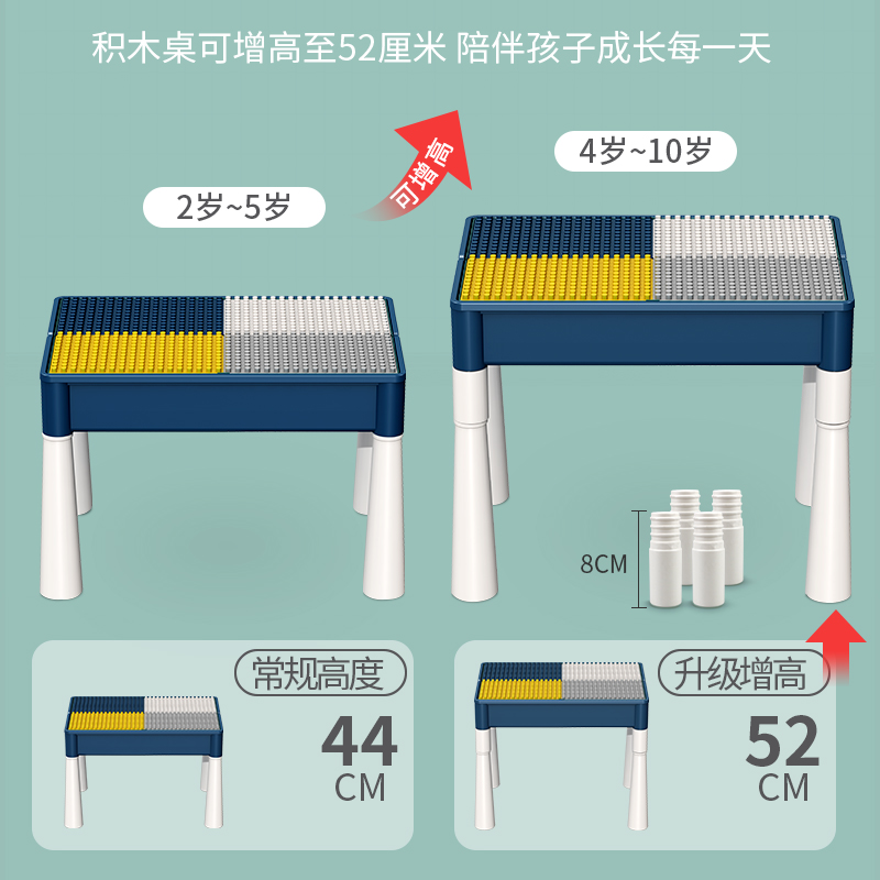 儿童沙子多功能太空沙盘积木游戏桌宝宝早教室内玩沙套装玩具男孩 - 图1