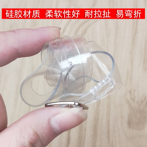 高跟鞋隐形束鞋带防掉根鞋带不跟脚鞋配饰透明加宽款免钉绑鞋带女 - 图2