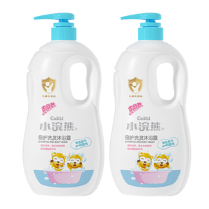 小浣熊儿童沐浴露洗发水二合一1080ml