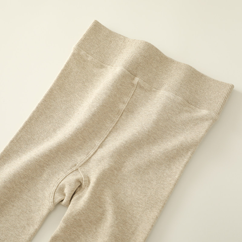 日系燕麦白哑光棉平纹外穿连裤袜 rosirollan服饰打底裤