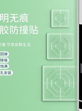 门后把手防撞垫护墙贴家具桌边柜角床头背板顶墙防磕碰保护缓冲垫