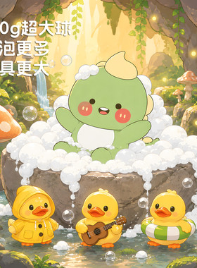 VROSE薇润泡澡球带玩具超多泡泡浴缸洗澡沐浴精油浴盐球气泡弹