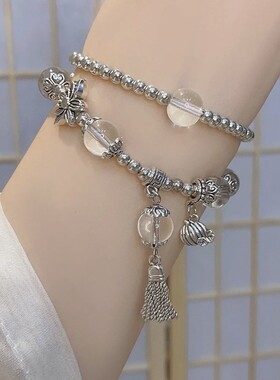 2026年新款新中式古风手作串珠手链女生手串男小众设计情侣款手持