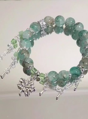 莲花楼手链女ins小众设计古风手串新中式清冷感闺蜜蝴蝶手饰品