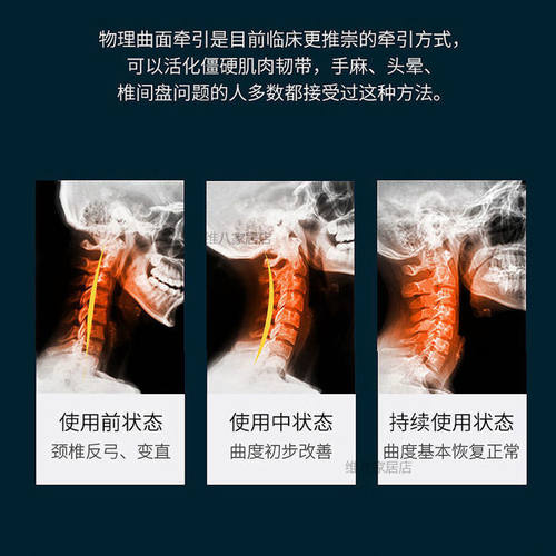 电加热艾草颈椎枕头热敷艾灸枕理疗枕富贵包护颈枕睡觉专用连体枕 - 图0
