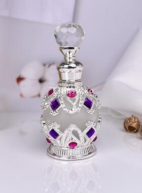 美容院专用高级感迪拜阿拉伯15ML玻璃香水瓶精油分装瓶精油瓶装瓶