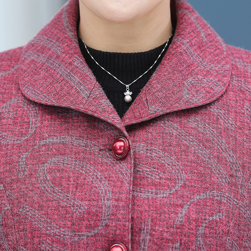 发财花旗舰店中年妈妈装秋装外套中老年人女装60岁奶奶春秋洋气上衣套装2