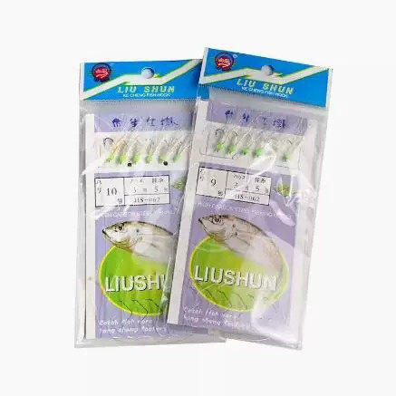 六顺鱼皮丸世仿生串钩抛竿黄辣丁翘嘴白条专用鱼皮嘎鱼钓组HS-062 - 图2