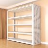 Household thickened floor-standing storage rack balcony study bedroom multi-layer adjustable storage rack hole board combination shelf