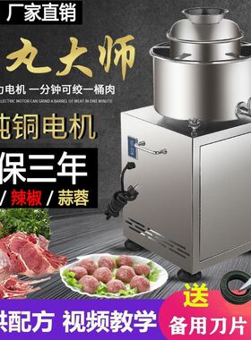 肉丸打浆机商用家用打肉浆机碎肉机打鱼丸机猪肉绞肉机肉泥牛肉滑